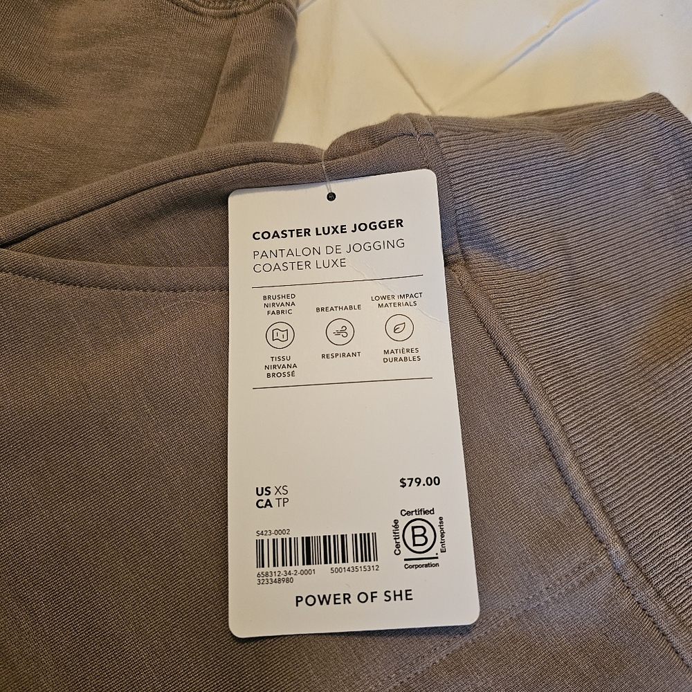 NWT Athleta Coaster Luxe High Rise Jogger In XS - Picture 13 of 13